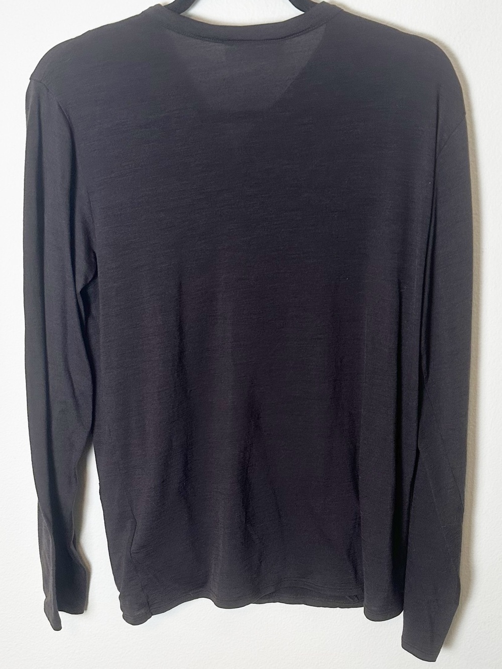 Icebreaker Men's Cool Lite Merino Wool Cardigan Ebony Dark Brown Black Medium - Picture 2 of 7